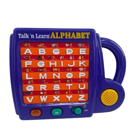 HTF Vintage Talk & Learn Alphabet Scientific Toys Educational Tablet Toy WORKS - Picture 2 of 10